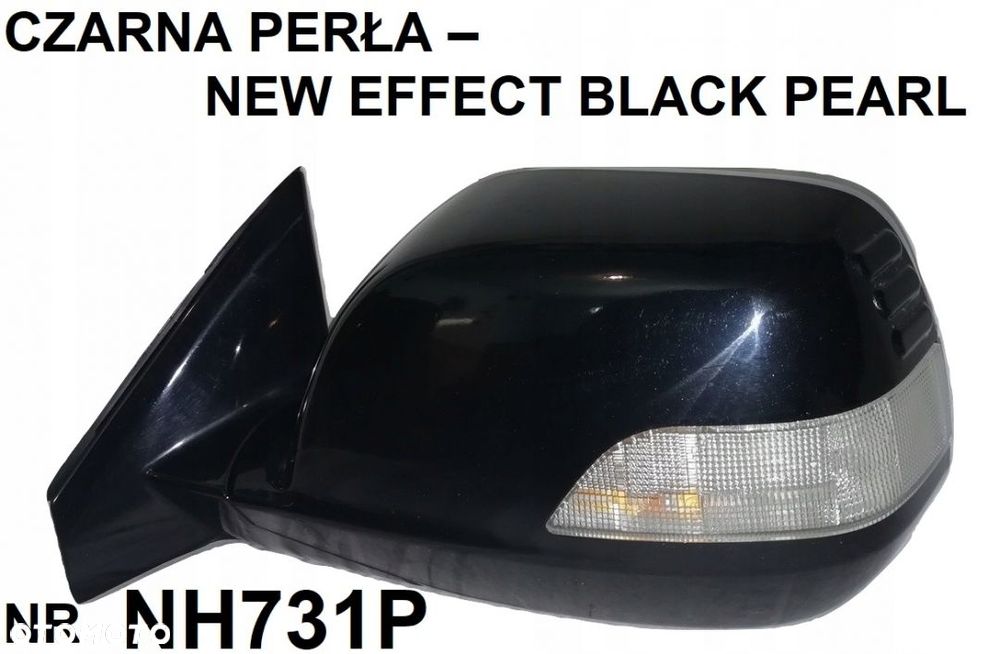 LUSTERKO DOWOLNY KOLOR HONDA CRV CR-V III, IV 06-12, 12-18,  CR-Z, JAZZ 02-08, 08-15 LEWE, PRAWE 7, 9 PIN ASFERYCZNY - 10