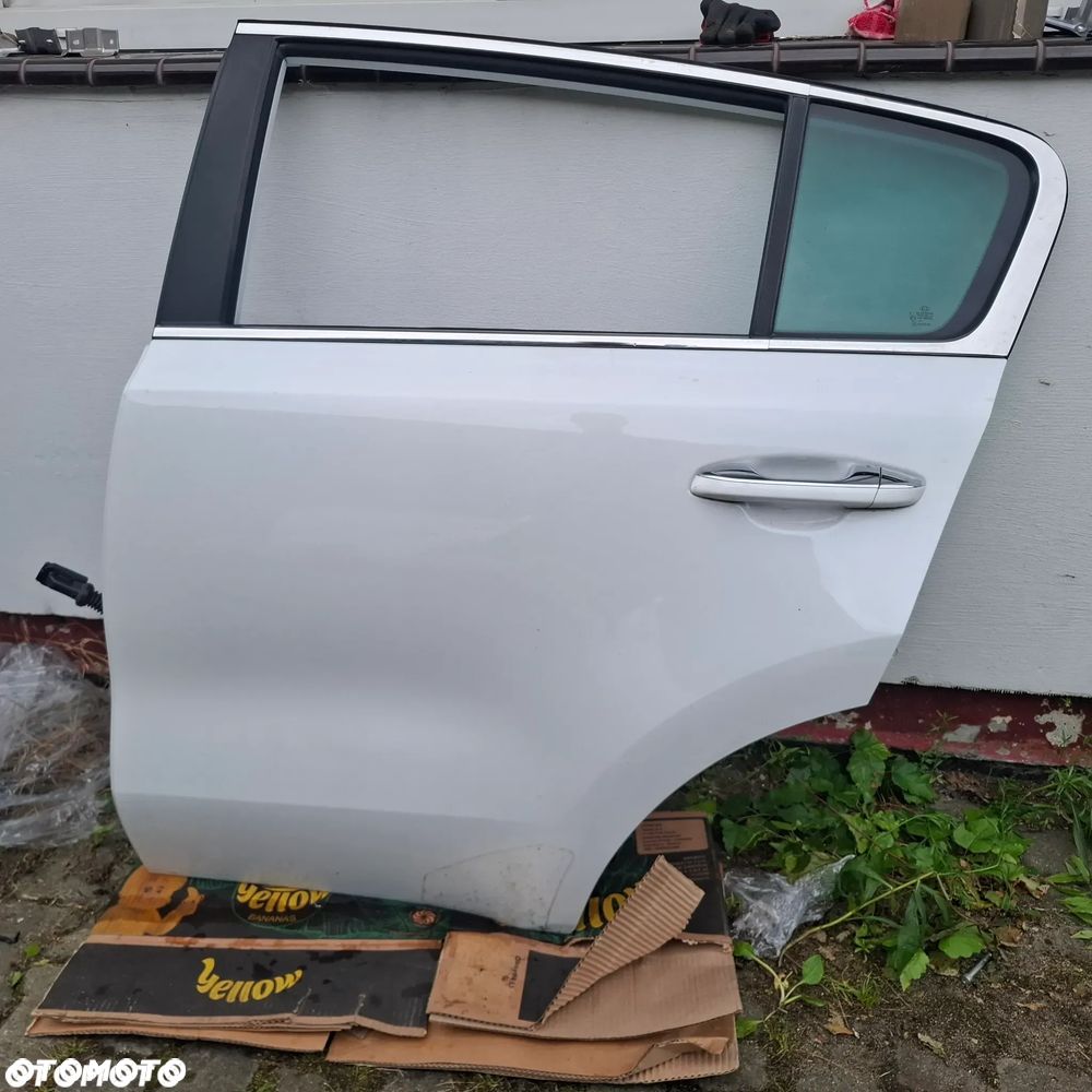 DRZWI LEWY TYŁ LEWY PRZÓD LEWA STRONA LEWE TYLNE KIA SPORTAGE IV 4 15-21r LAKIER HW BIAŁA PERŁA - 5