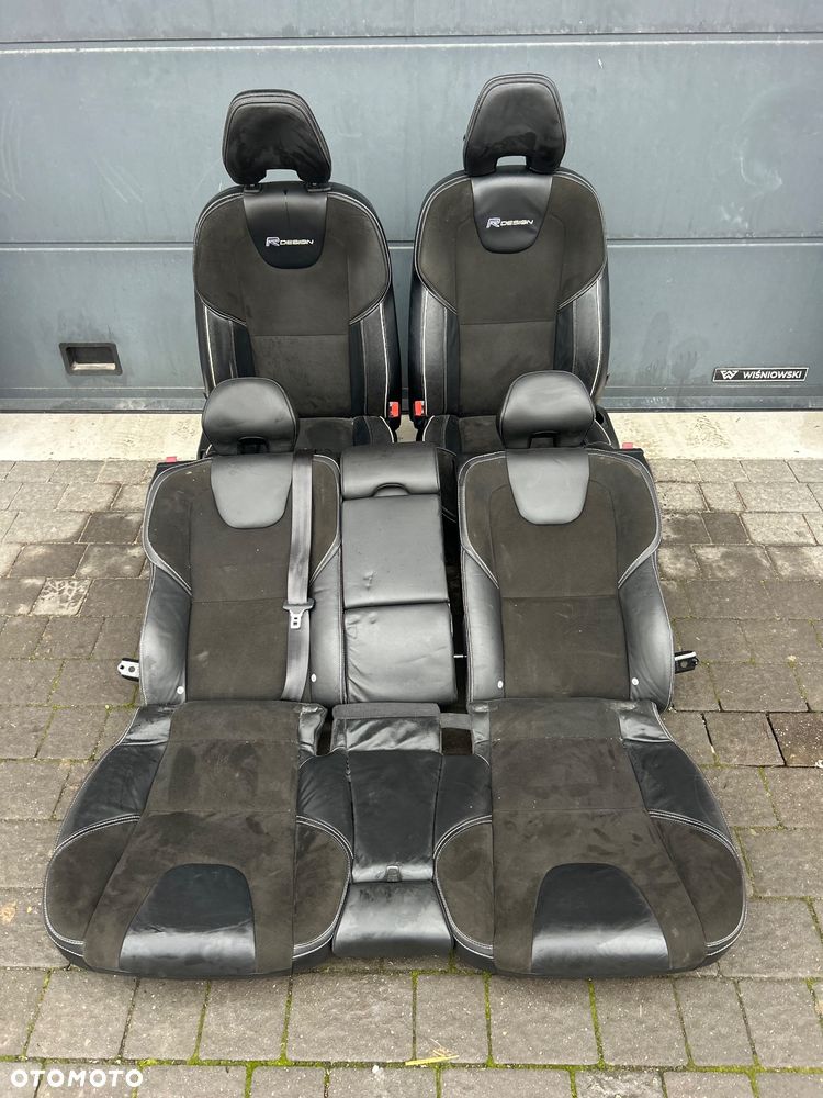 Volvo v-40 II R-Design komplet foteli fotele skóra tapicerka   2012-2016 - 2