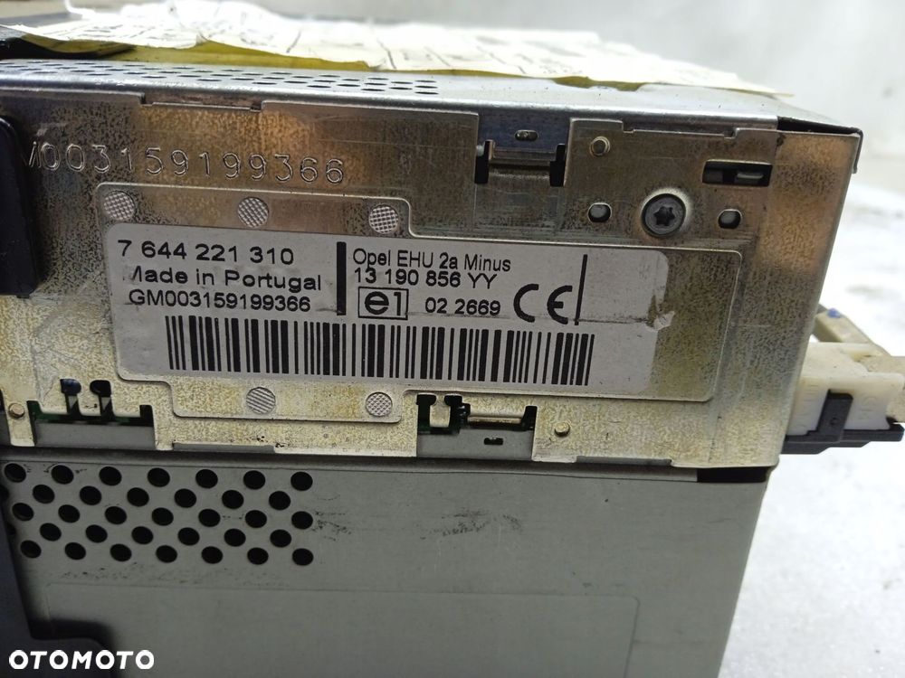 Radio Cd 13190856Yy Opel Vectra C - 7