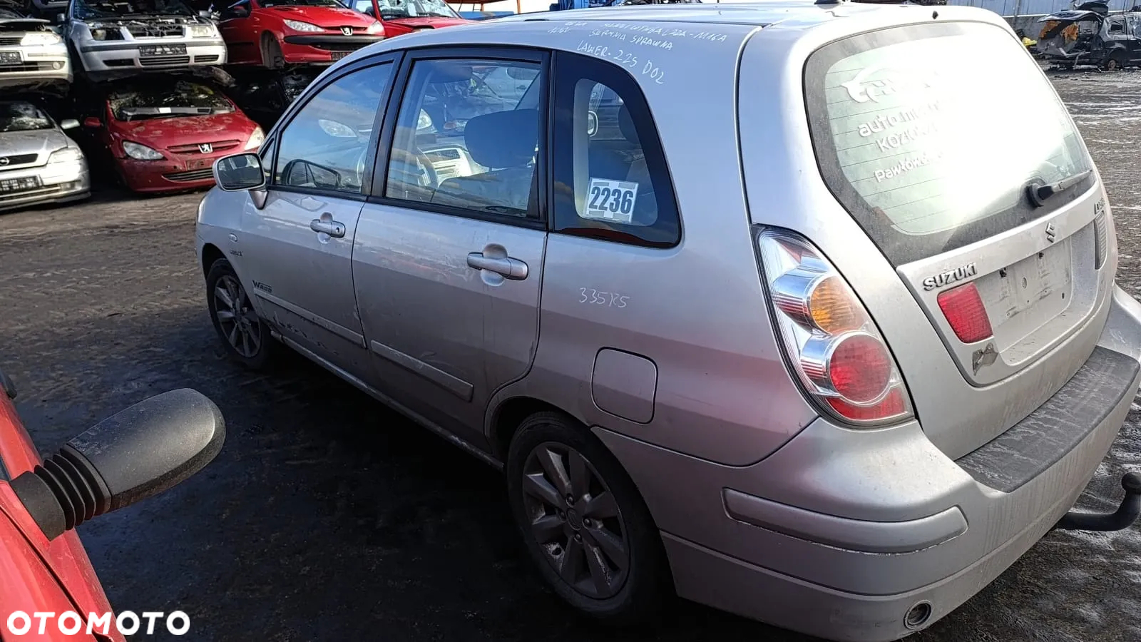 33213 suzuki liana lift 1.6 na części kod lakieru z2s - 10