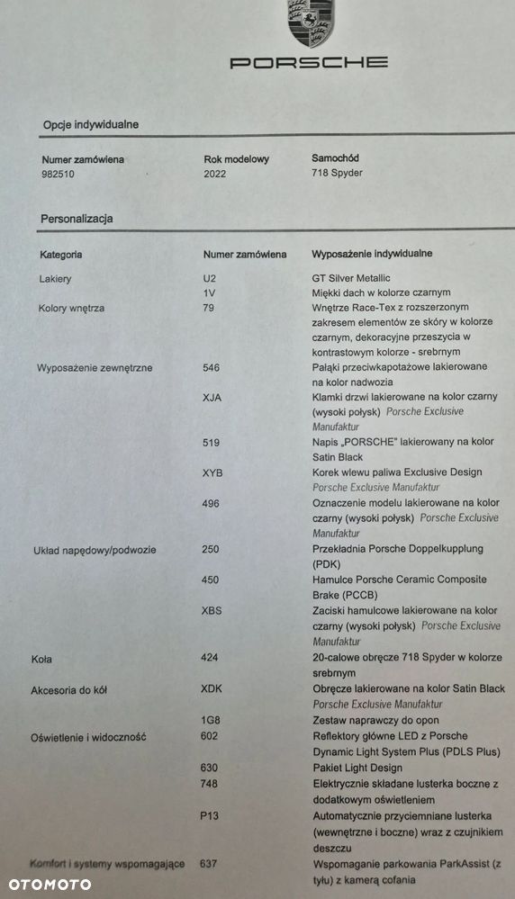 Porsche 718 Spyder - 12