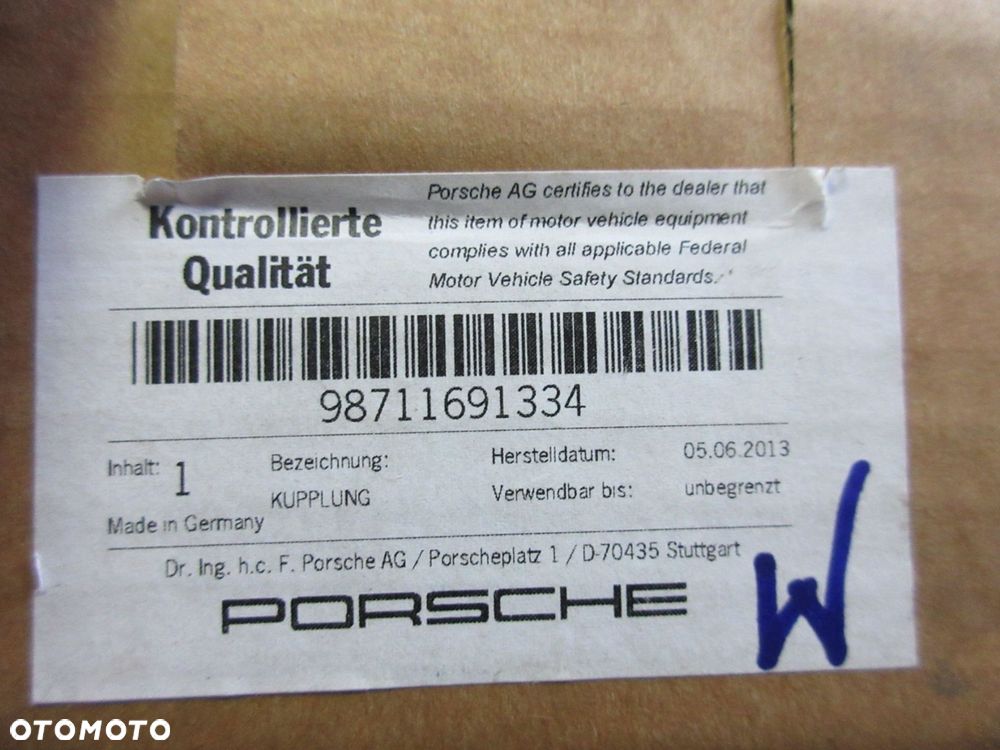 porsche cayman boxter s sprzęgło 98711691334 3,4 - 4