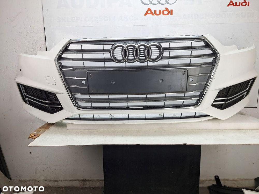 ZDERZAK AUDI S4 A4 S-LINE B9 8W 2017-2019 GRILL ATRAPA PRZED LIFTEM ASO - 2