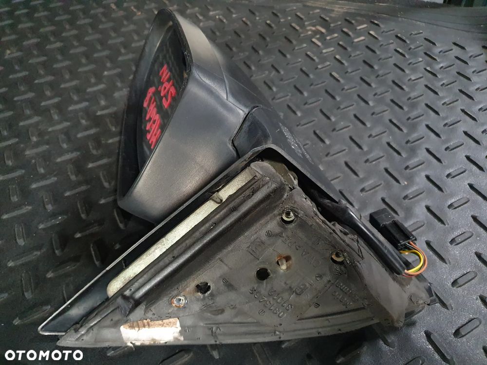 OPEL OMEGA B LUSTERKO ZEWNĘTRZNE PRAWE ELEKTRYCZNE 5PIN E1010357 SREBRNE - 6