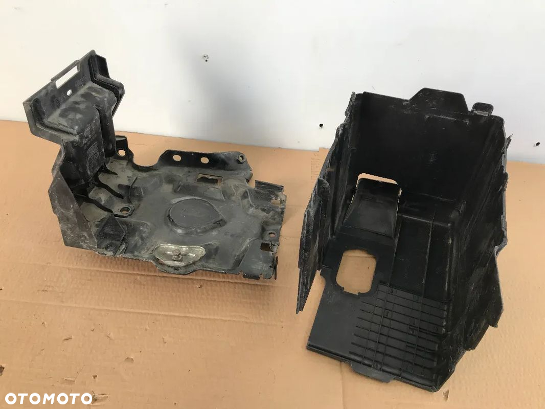 Podstawa akumulatora Citroen C4 I 04-10r. mocowanie półka pokrywa obudowa 9658356380 - 5