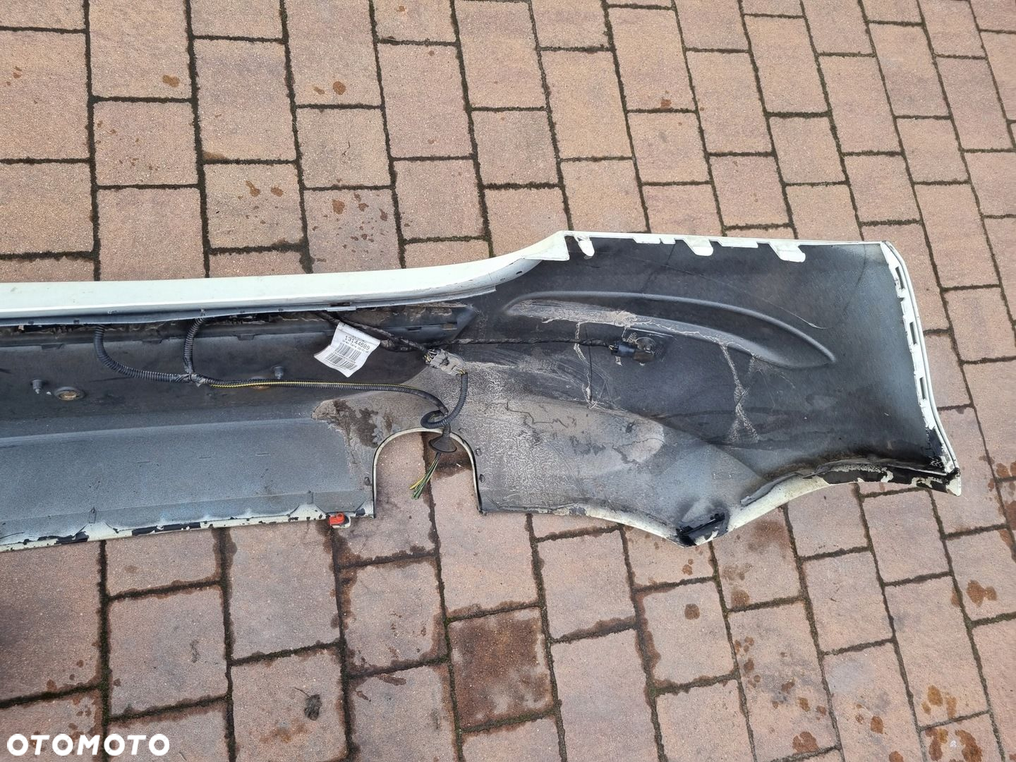 opel corsa D 06- 5drzwi 5D zderzak tył oryginał 13179916 wiązka i czujniki - 7