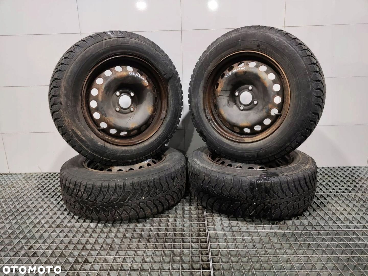 4X KOŁA FELGI STALOWE OPONY ZIMOWE 195/65 R15 4X100 RENAULT MEGANE II - 1