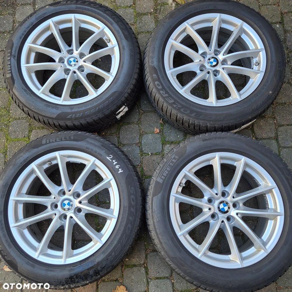 ZIMA KOŁA 17'' ORYGINAŁ BMW 5 G30 G31 225/55 R17 +CZUJNIKI
