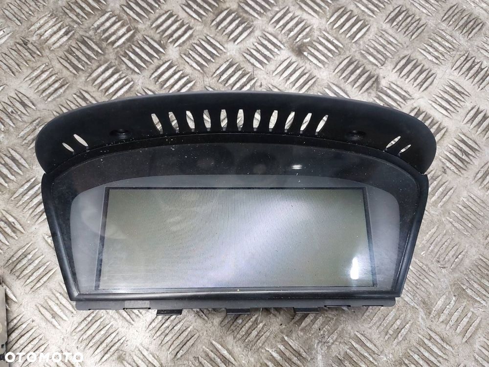 CZYTNIK NAWIGACJI + PANEL IDRIVE + WYŚWIETLACZ BMW E90 6987694 6973672 - 5
