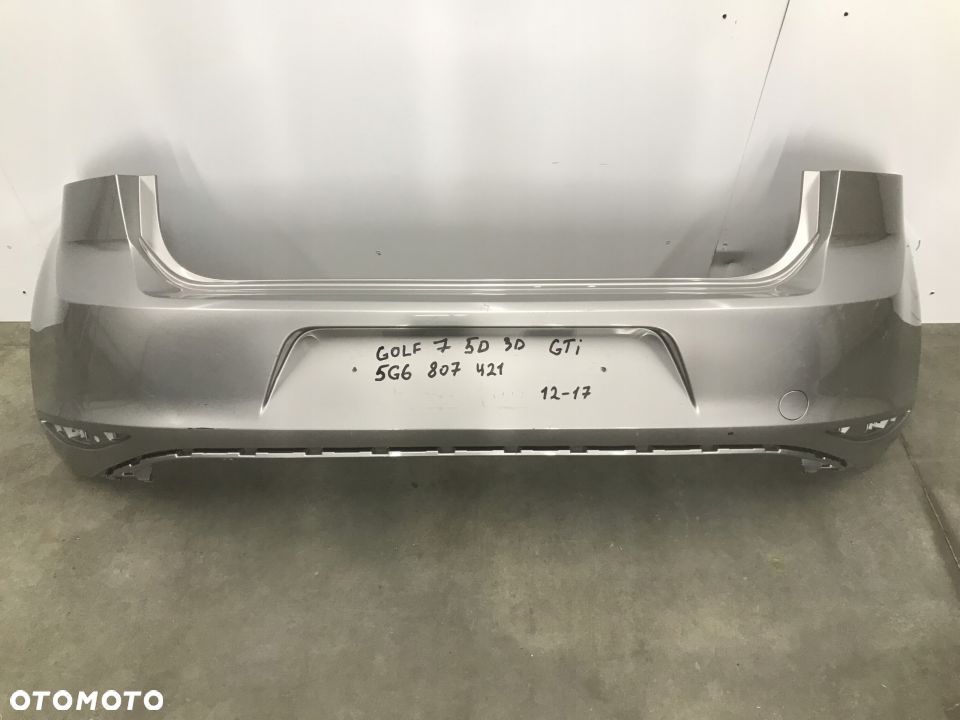 Zderzak tylny Vw Golf 7 VIII 5D 3D HB 12-17 przedlift 5G6807421 - 1