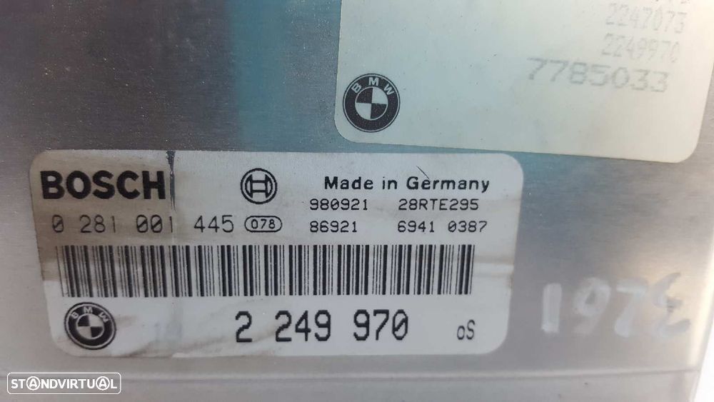 CENTRALINA DO MOTOR UCE BMW SERIE 3 BERLINA (E46) 320D - 2