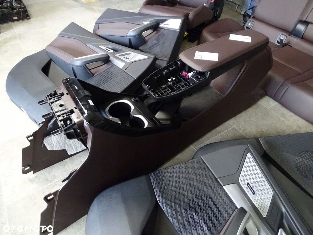 FOTELE BMW X1 U11 FOTELE KANAPA BOCZKI TUNEL BRĄZOWA SKÓRA M SPORT EUROPA - 10