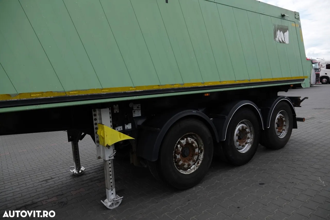 Wielton BASCULATOR 23 M3 / CAMION DIN ALUMINIU / AXĂ RIDICATĂ - 11
