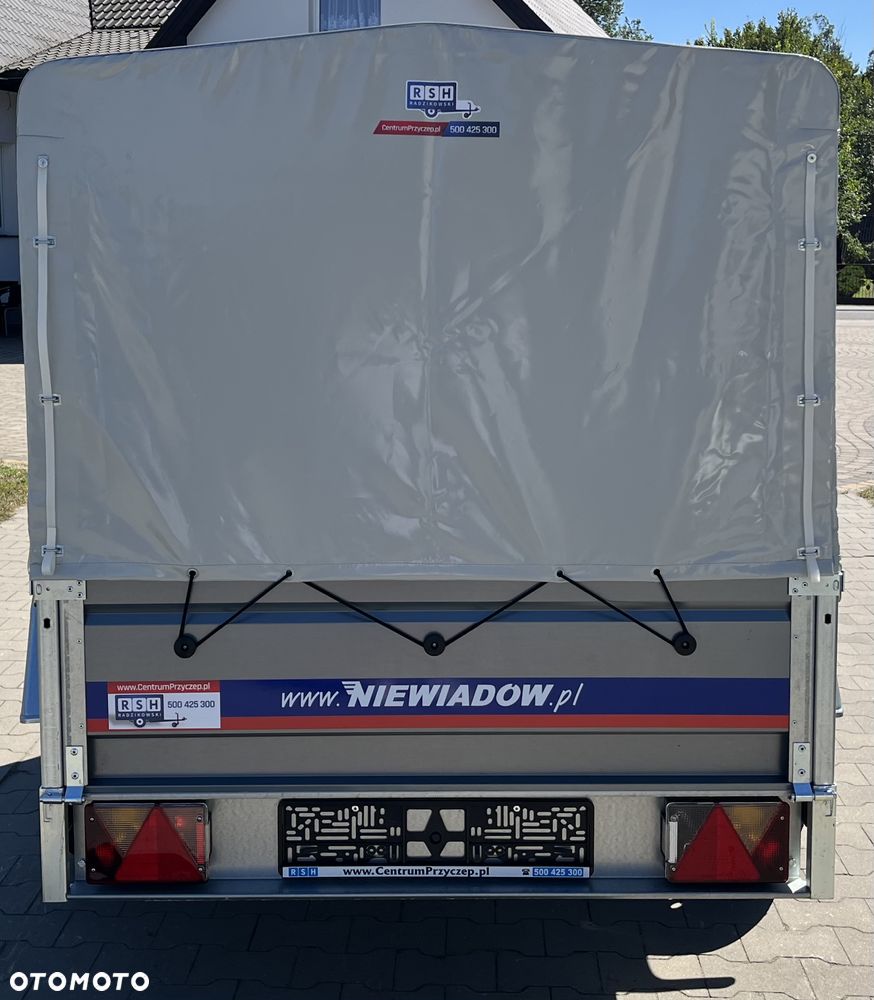 Niewiadów PRZYCZEPKA SAMOCHODOWABE7320U 2,05X1,22M, DMC: 750KG Z PLANDEKĄ H120CM - 4