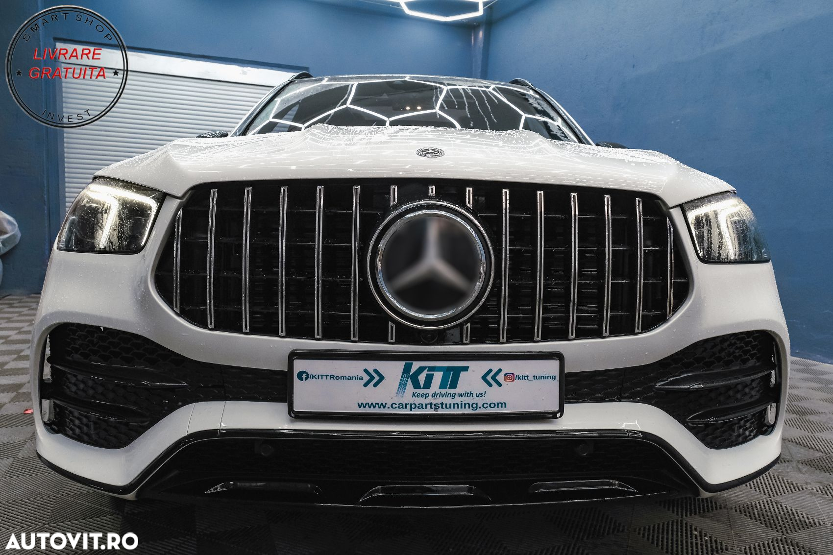 Grila Centrala Mercedes GLE SUV W167 V167 GLE Coupe C167 Sport Package (2019-Up) G- livrare gratuita - 17