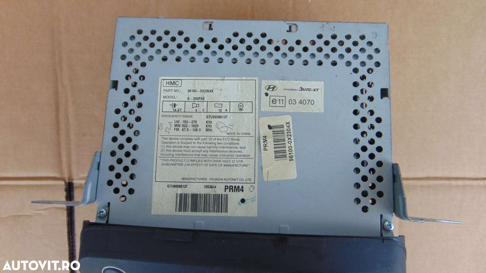 Vand Radio CD MP 3 Hyundai i 10 an 2010 - 4