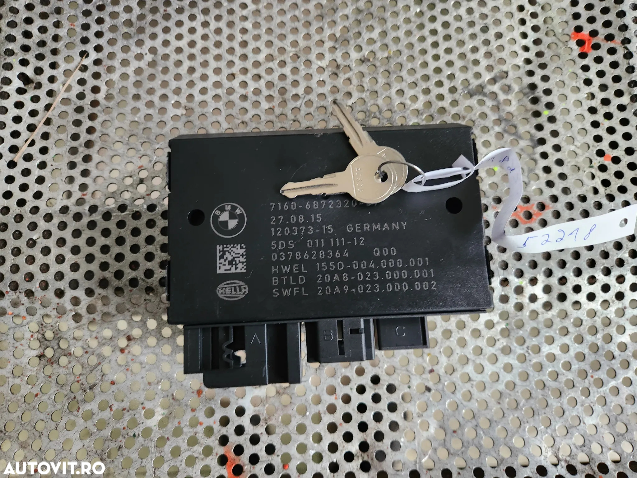 Carlig Cui Remorcare Tractare Complet Bmw Seria 2 F45 F46 Modul Instalatie Priza 2 Chei 2014-18 - 5