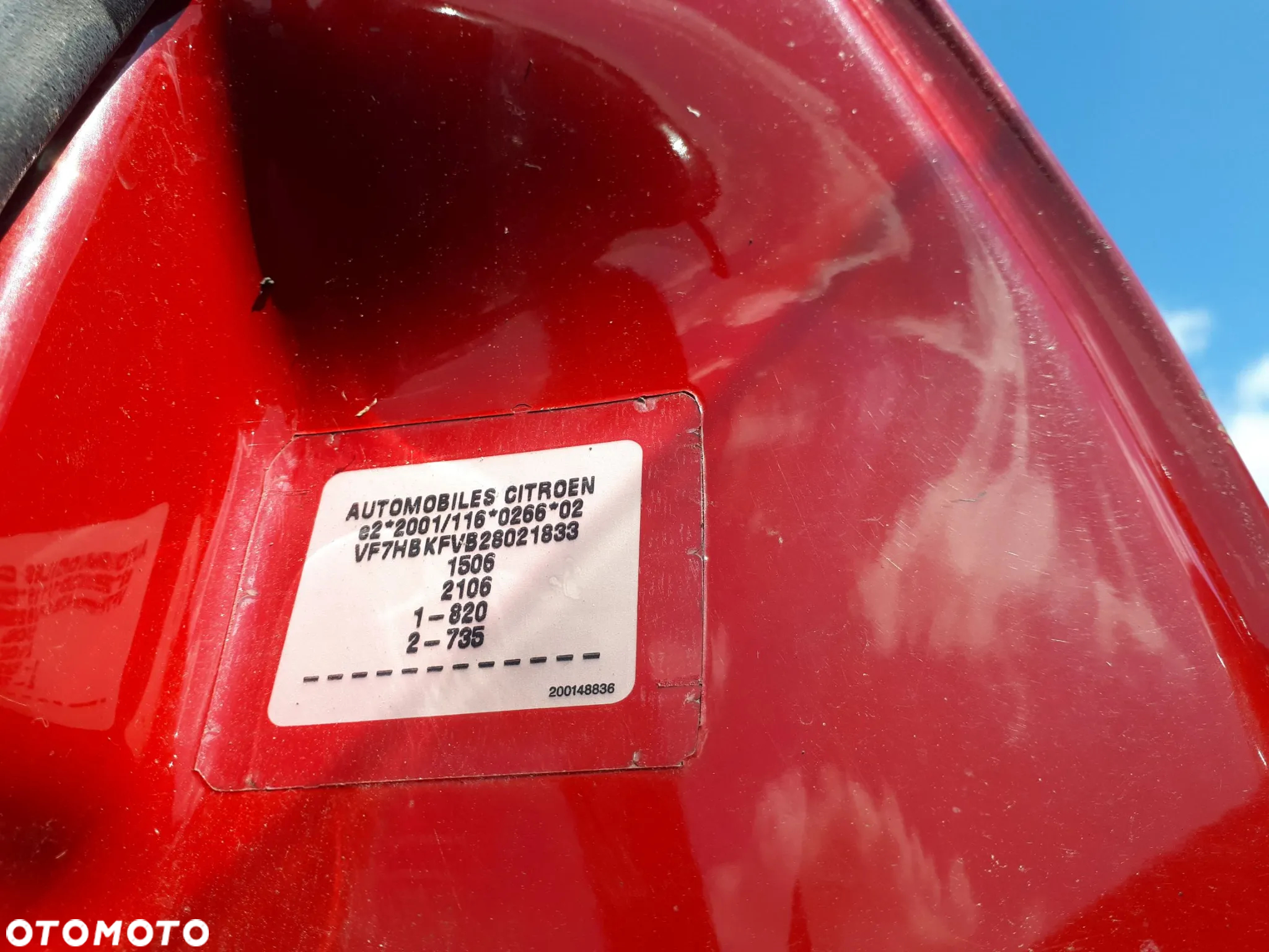 CITROEN C3 PLURIEL 03-10 1.4 8V PAS PRZÓD PRZEDNI KOMPLETNY - 17