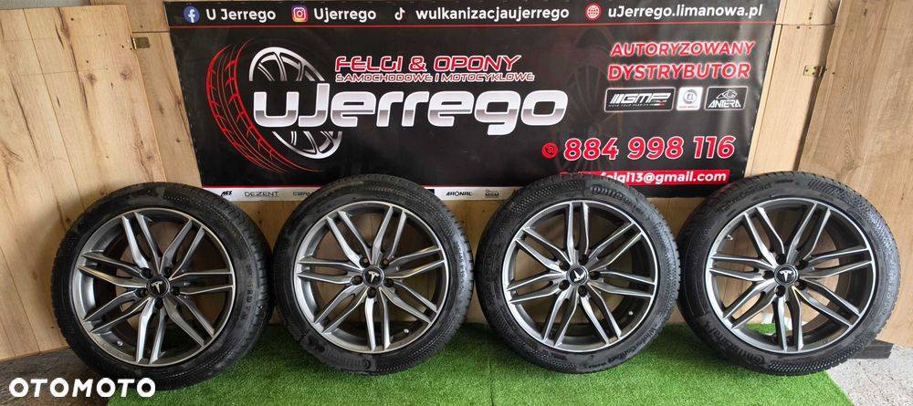 Koła zimowe TESLA MODEL S PLAID 19x5x120 - Continental WinterContact Ts870P 255/45/R19 + TPMS 2,4Ghz