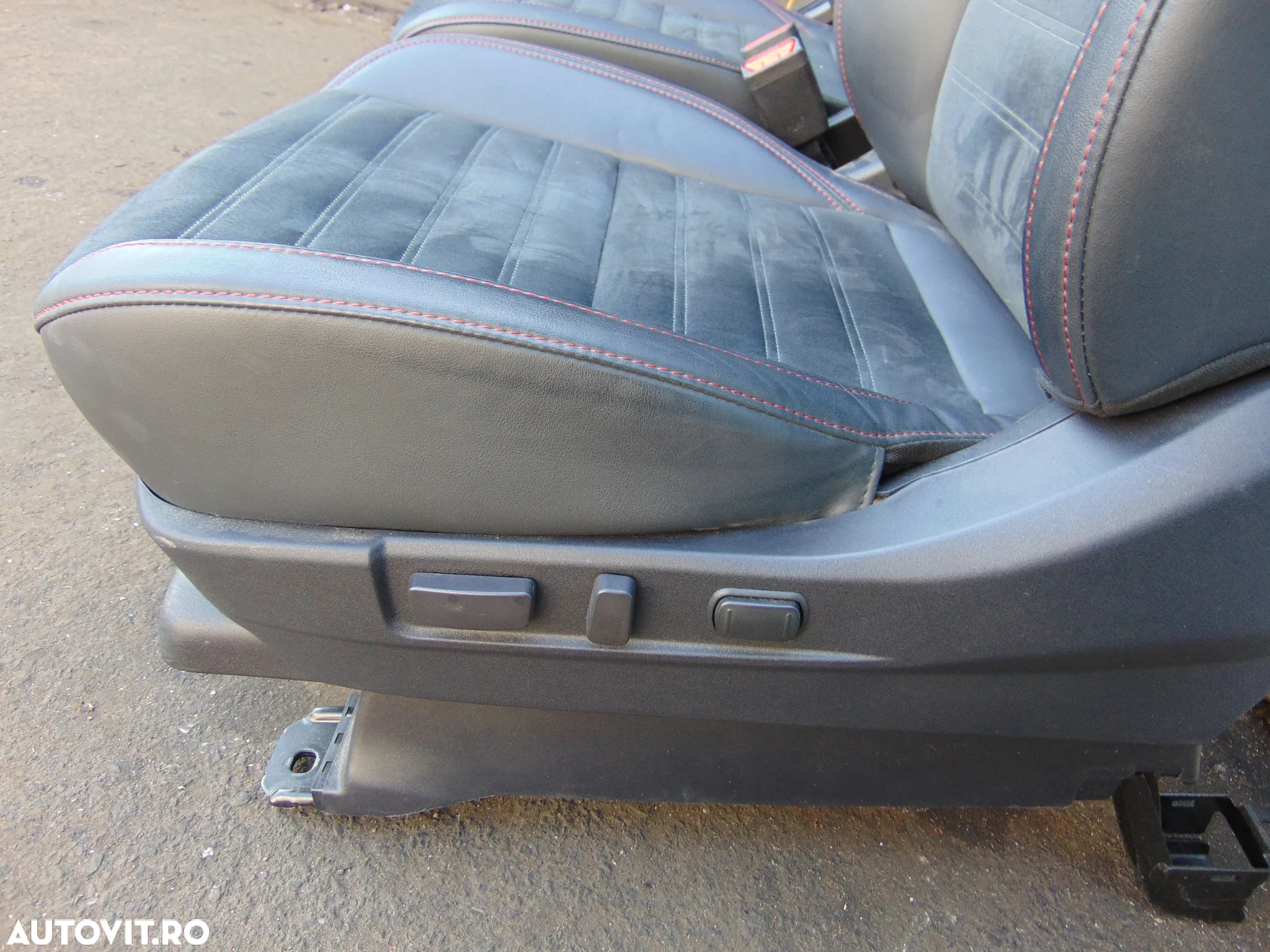 Scaune Mitsubishi Outlander 3 scaune fata banchete spate bancheta interior piele - 6