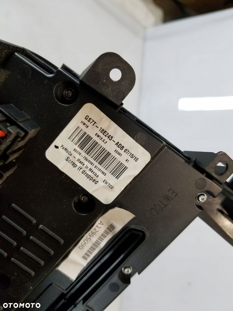 panel klimatyzacji ramka radia ford mondeo mk5 gs7t-18e245-adb - 6