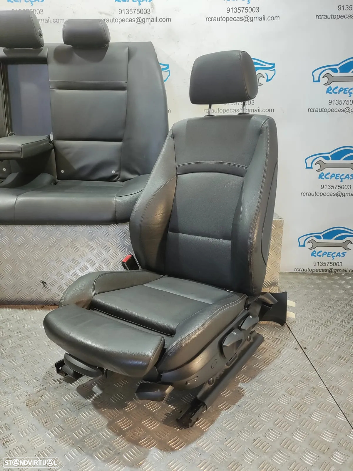 Conjunto Bancos em Pele BMW Serie 3 Sedan E90 Pack M - 8