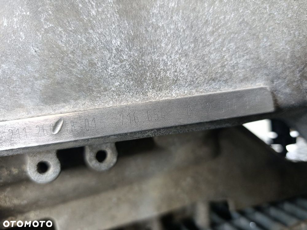 SKRZYNIA BIEGÓW MANUALNA 6 MERCEDES-BENZ KLASA C W203 716.654 2.2 CDI - 6