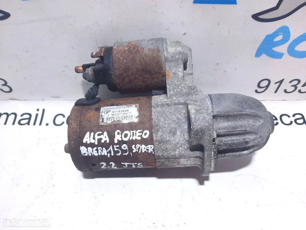 MOTOR ARRANQUE ALFA ROMEO BRERA 2.2 JTS 16V 185CV 939A5000 55183906 M000T35471 ALFA 159 SPIDER