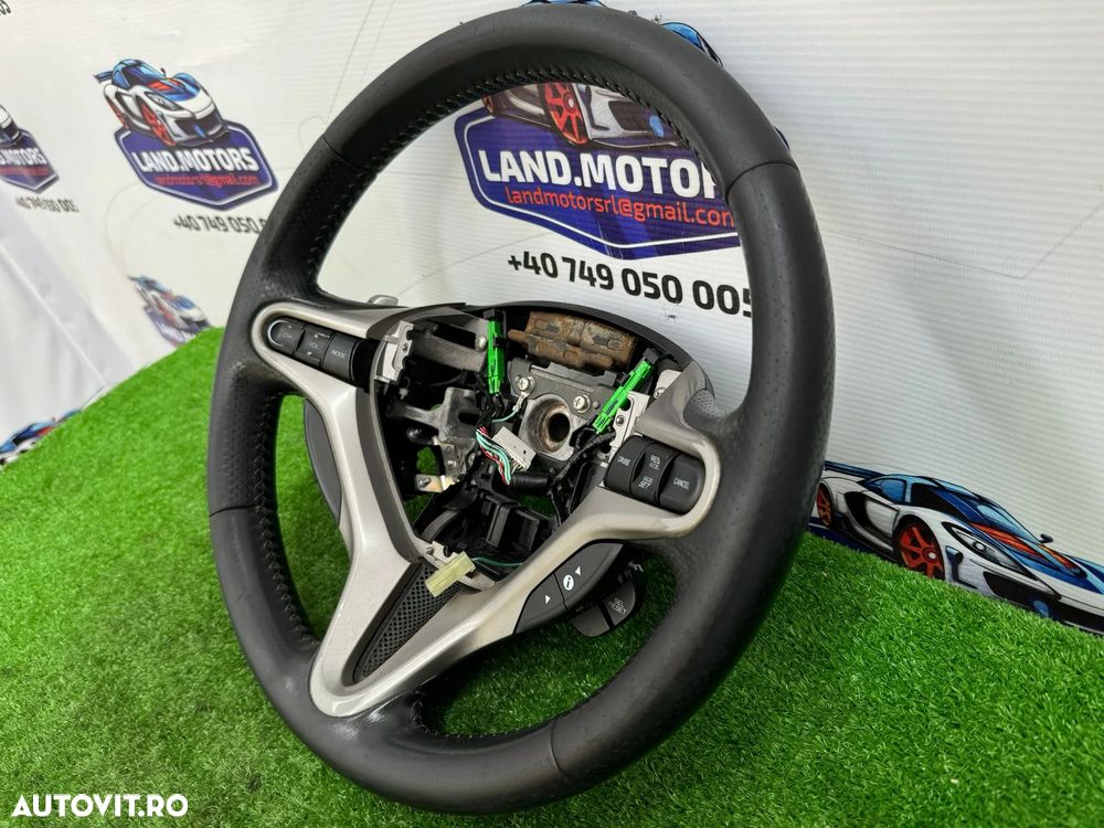 ✅ VOLAN PIELE CU COMENZI SI PADELE HONDA INSIGHT 2011 - 3