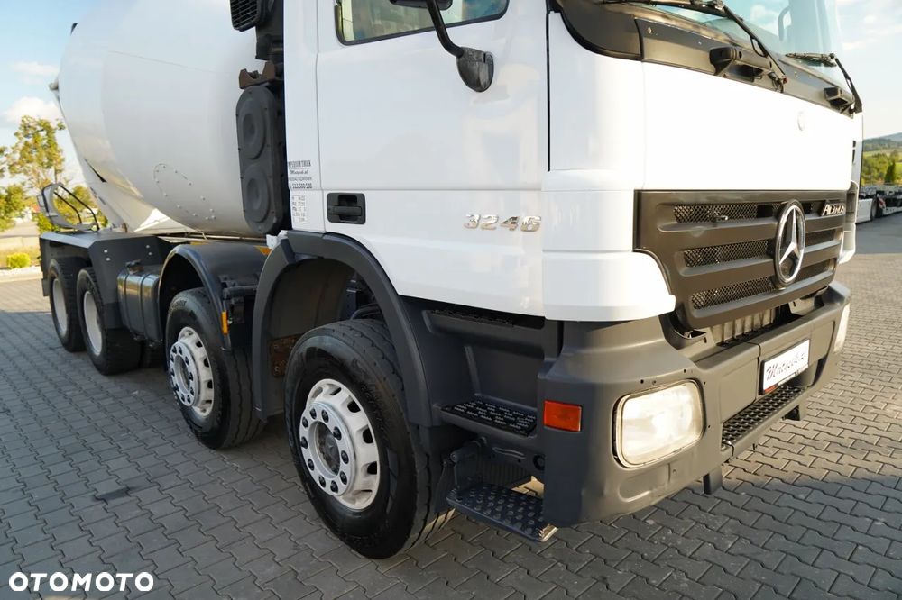 Mercedes-Benz ACTROS 3246 / BETONOMIESZARKA SCHWING STETTER / 8X4 / EPS + SPRZĘGŁO / ALUFELGI / - 9