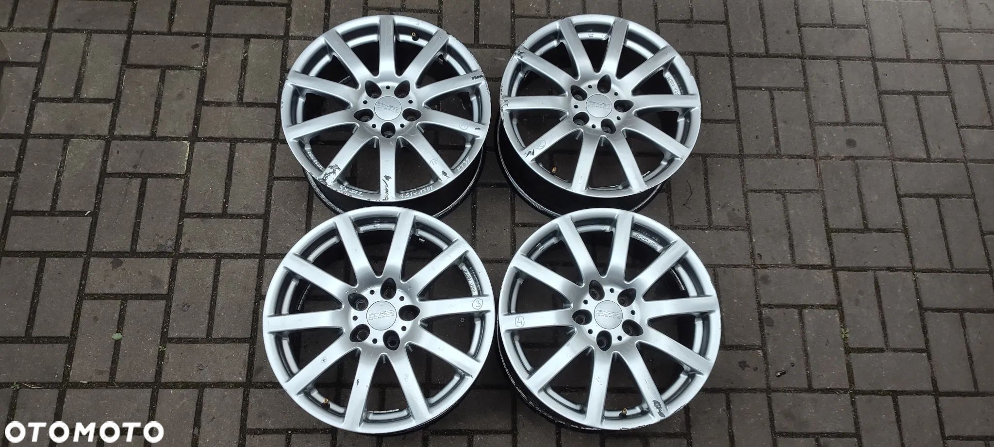 FELGI 5x112 7.5Jx17 CALI ET35 ANZO VW AUDI SEAT SKODA MERCEDES KOMPLET 4 SZTUKI - 1