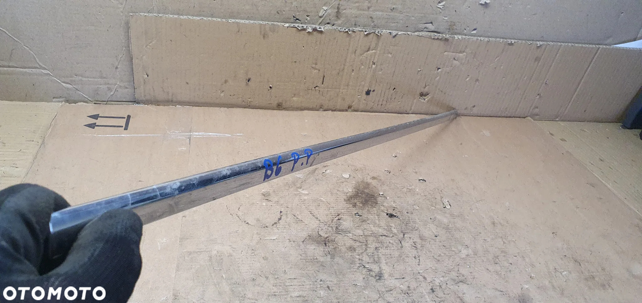 Listwa drzwi prawy przód chrom VW Passat B6 3C0853516C - 4