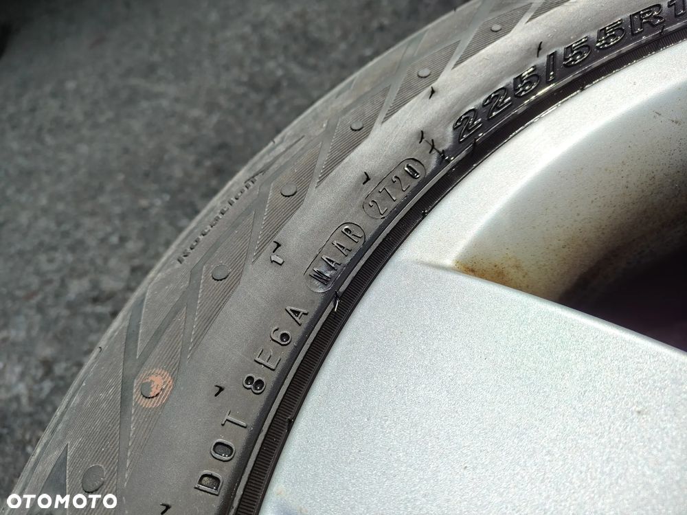 BMW E60 E61 Org Felgi ALUMINIOWE Alusy KOŁA 5X120 7J ET20 4x Nexen 16 Opony Zimowe - 10