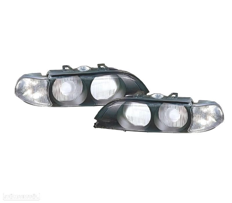 VIDRO FARÓIS OPTICAS BMW SERIE 5 E39 XENON 95-00 - 1