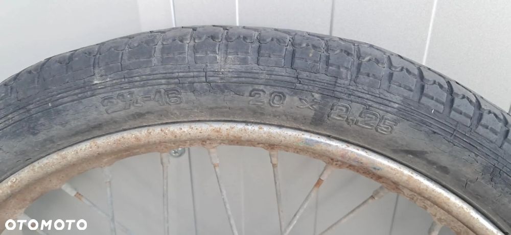 KOŁO KOŁA FELGA OPONA 2.25-16 ROMET OGAR 200 205 KADET PEGAZ KOŁA OBRĘCZE - 6