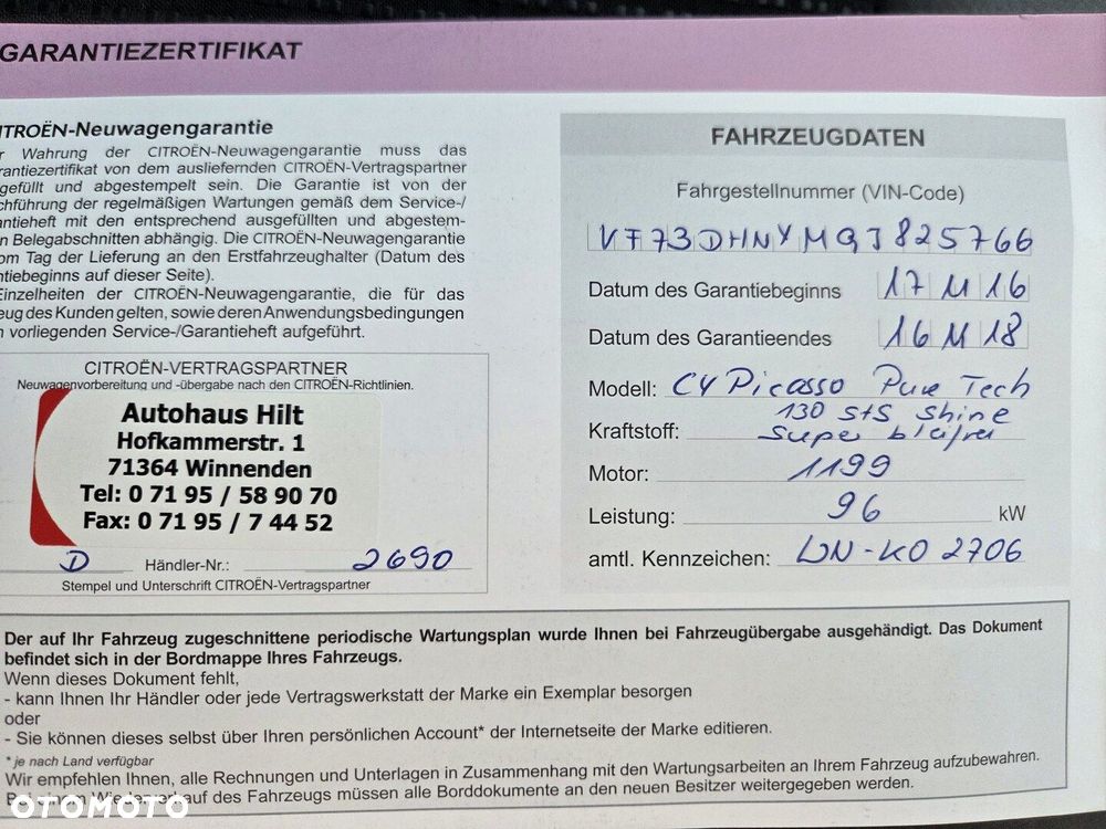 Citroën C4 Picasso 1.2 PureTech Shine S&S - 28