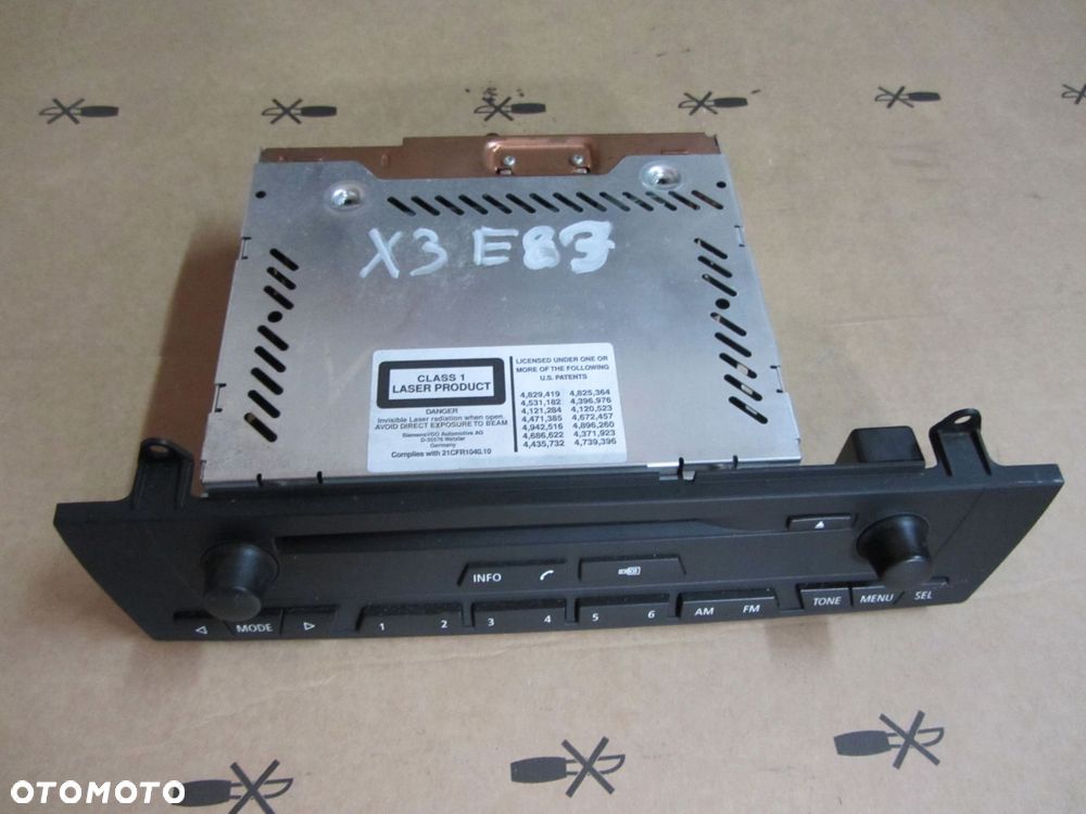 radio cd nawigacja professional bmw x3 e83 - 1