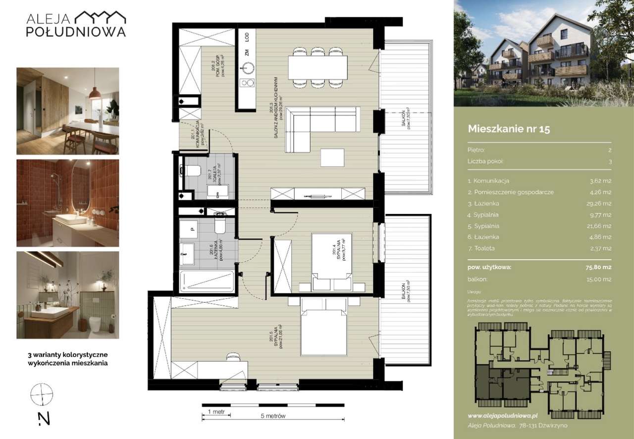 Nasz największy i najwygodniejszy apartament w budynku .