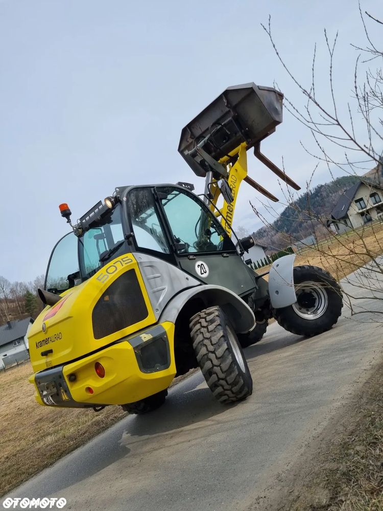 Kramer 5075 Ładowarka kołowa czołowa 353 jak Nowa import Norwegia 2018rok 2500 mtg Oryginał Widły i łyżka silnik Yanmar. Zero luzów i wycieków. Aktualne Badania DEKRA BMWT. Wielka Okazja. Maszyna jak nowa z Salonu. Pochodzi z Gospodarstwa Norweskiego - 15