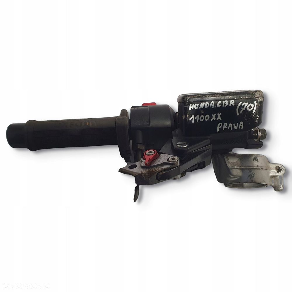 PRAWA MANETKA GAZU Honda CBR 1100XX 99-06 Przełącznik Starter linka pompka - 2