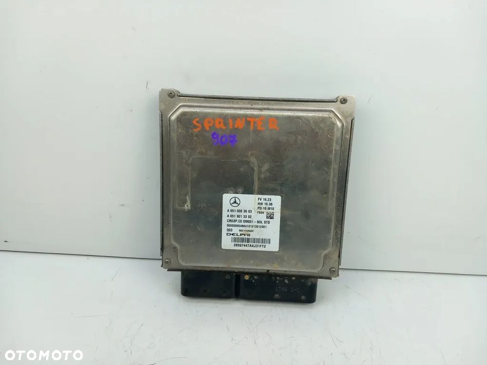 sterownik silnika komputer mercedes sprinter w907 2.2 cdi a6519003603 a6519013302 - 1