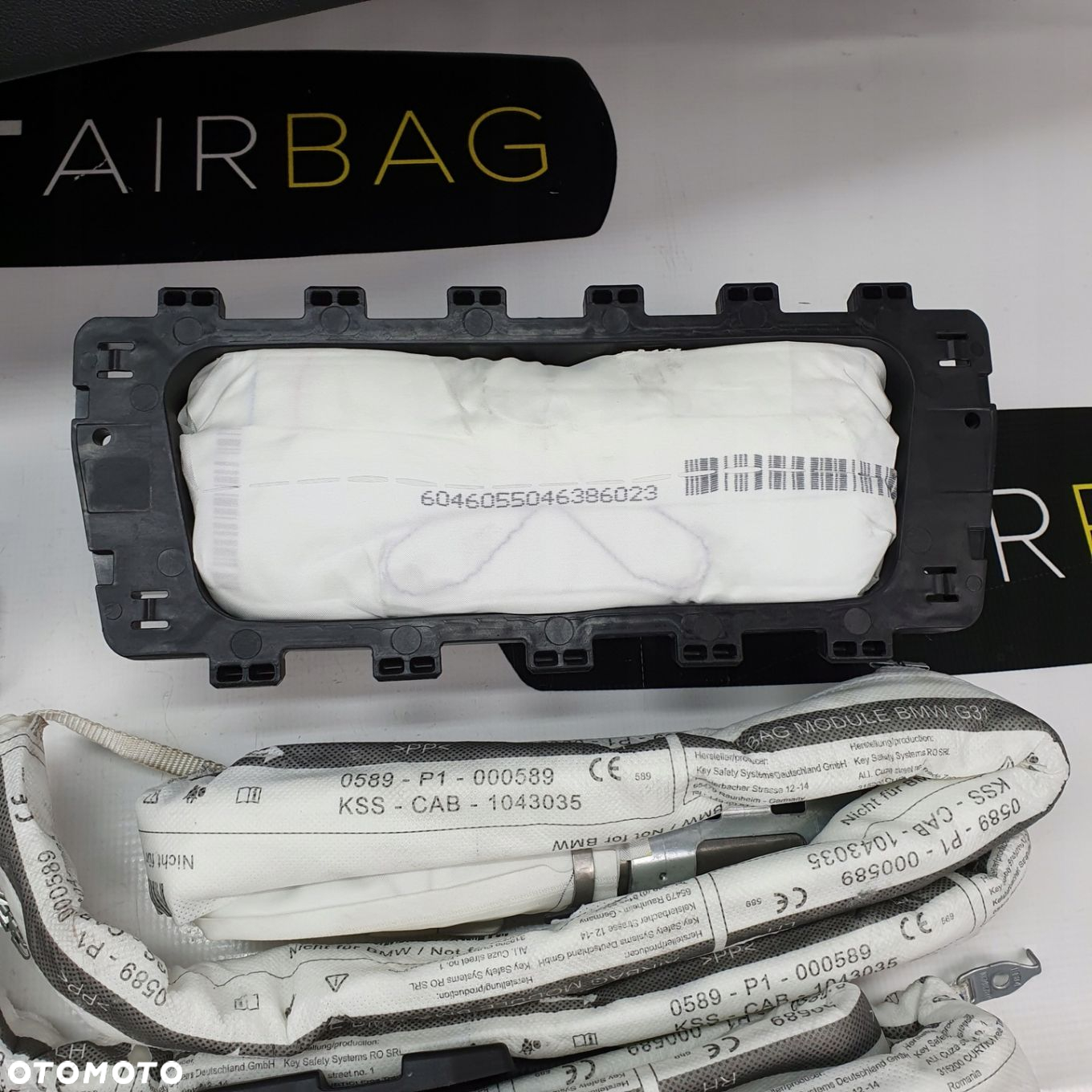 BMW G30 G31 DESKA ROZDZIELCZA KONSOLA KOKPIT PULPIT PODUSZKI AIRBAG AIR BAG PASY KIT SET - 10