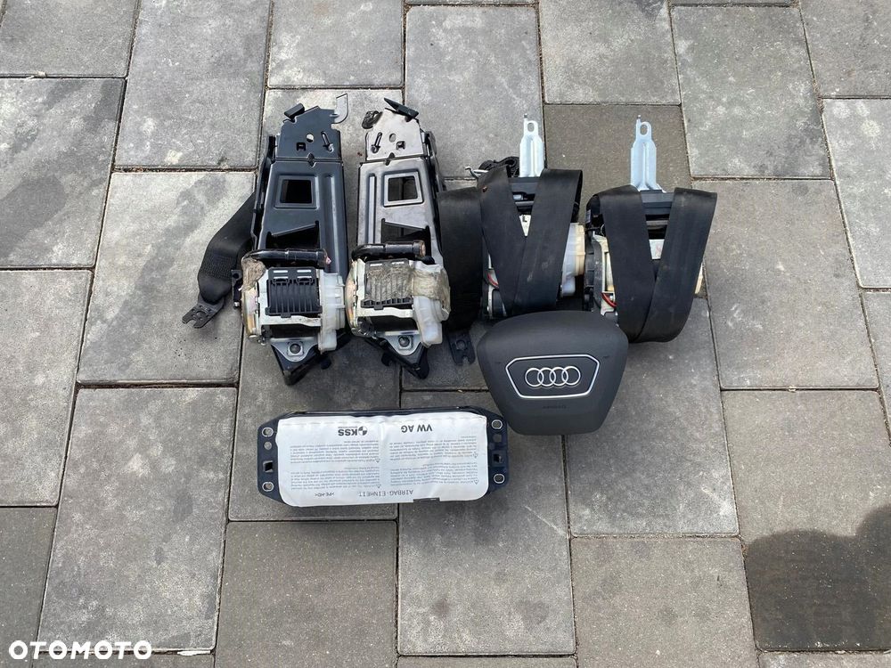 konsola airbag pasy komplet audi q8 zwykła szyta - 2