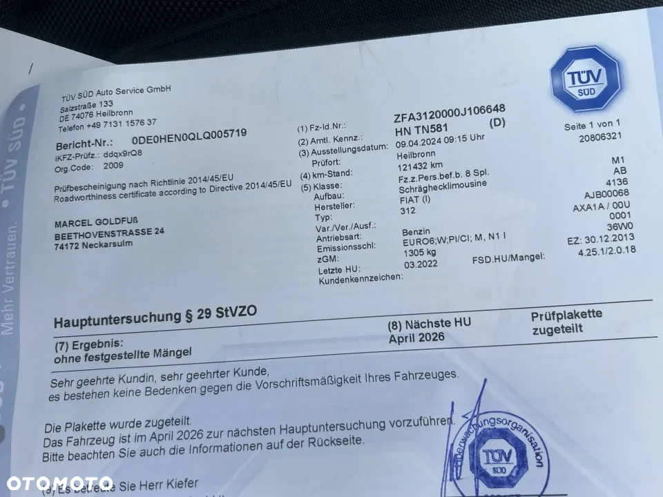 Fiat 500 1.2 8V Lounge - 24