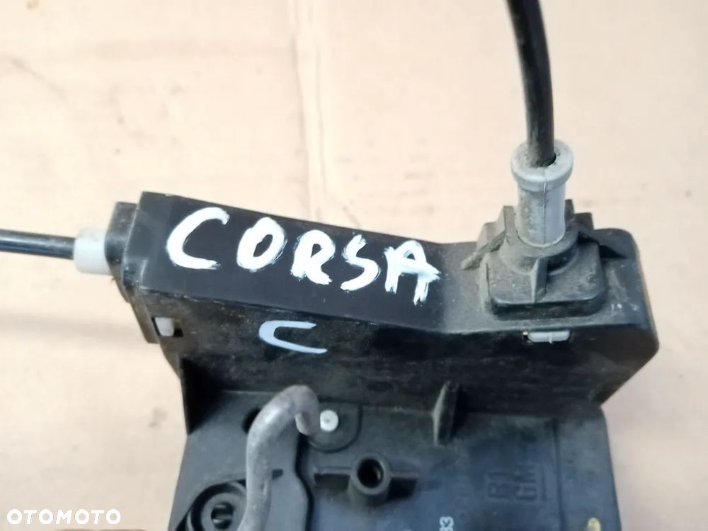 Zamek drzwi prawy przód klamka Opel Corsa C 24434883 - 7