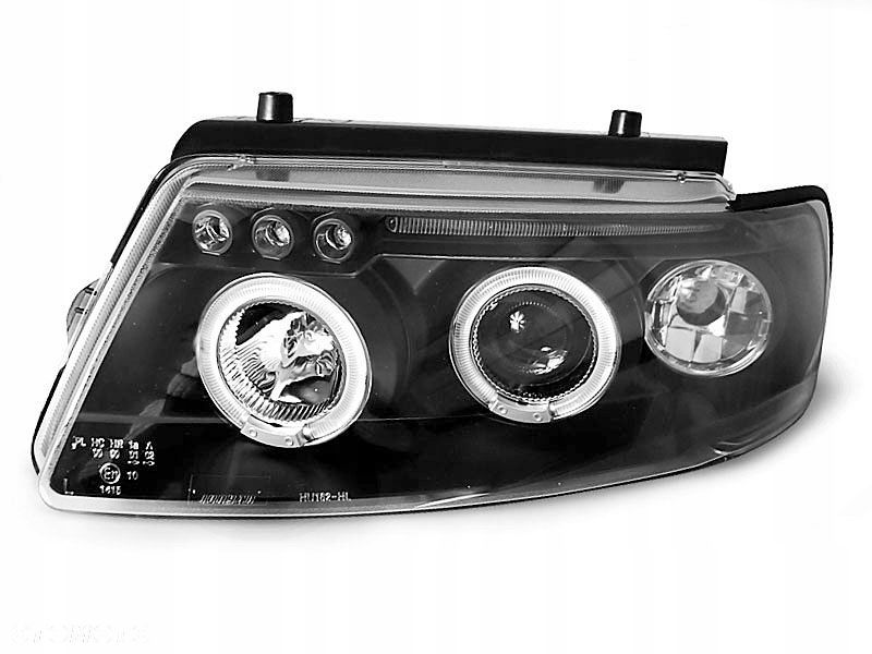 LAMPY VW PASSAT B5 3B 96-00 RINGI BLACK TUNING LED - 1
