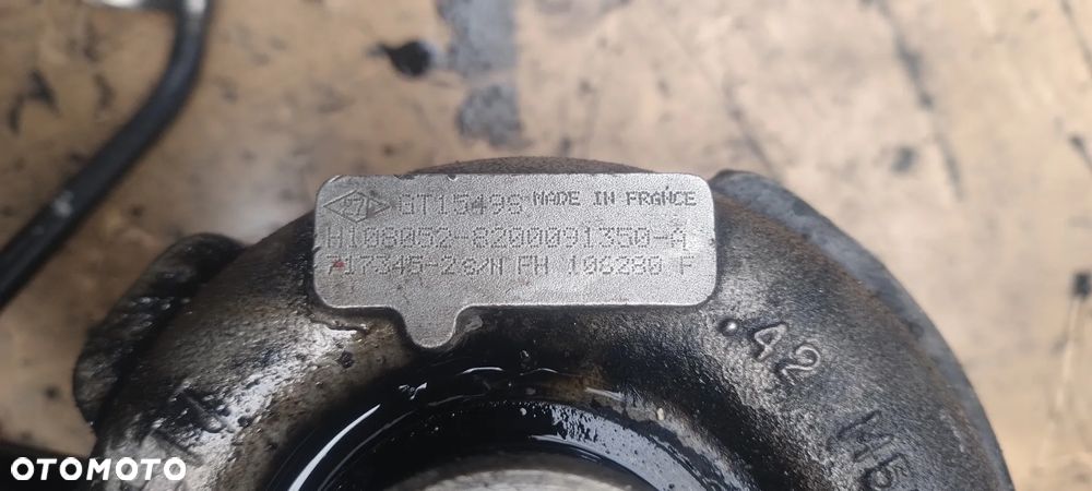 RENAULT SCENIC I LAGUNA II 1,9DCI turbosprężarka 8200091350A 8200091350B - 2