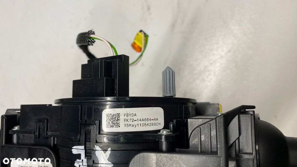 JAGUAR EX XF PRZEŁĄCZNIK ŚWIATEŁ WYCIERACZEK ZESPOLONY TAŚMA AIR BAG PAJĄK - 8