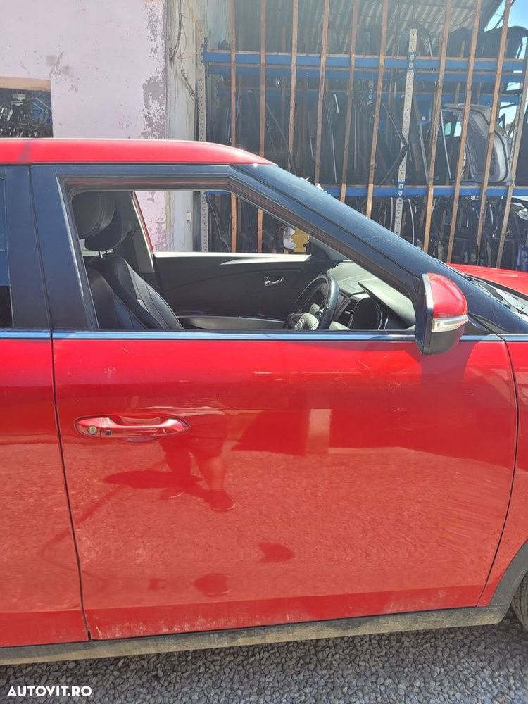 Usa Dreapta Fata SsangYong Tivoli 2015 - 2019 SUV 4 Usi Flaming Red Pear RAM (1290) - 1